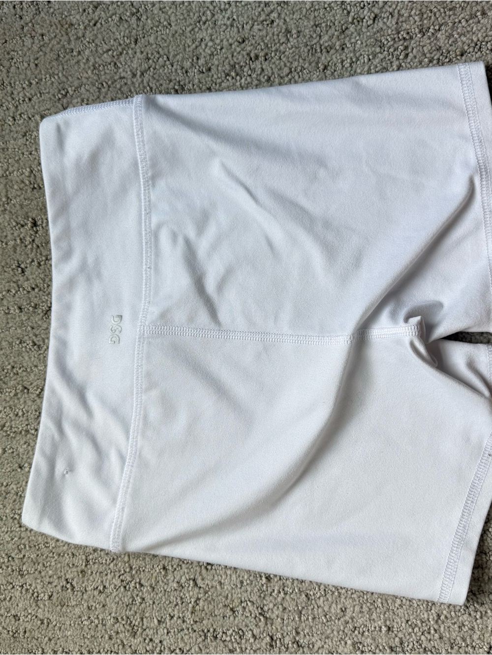 DSG White Girls' Athletic Bike Shorts